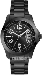 Guess Czarny/Stal Ø42 mm W1103G2