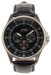 Guess Czarny/Skóra Ø44 mm W11172G1