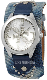 Guess Heartbreaker Srebrny/Tkanina Ø28 mm W1141L1