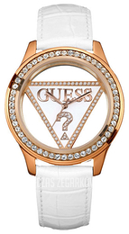 Guess Biały/Skóra Ø34 mm W11555L1