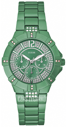 Guess Sporty Zielony/Stal Ø38 mm W11624L6
