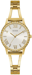 Guess Srebrny/Stal w odcieniu złota Ø34 mm W1208L2