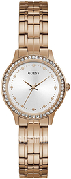 Guess Srebrny/Stal w kolorze różowego złota Ø30 mm W1209L3