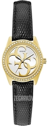 Guess Micro G Twist Srebrny/Skóra Ø29 mm W1212L4