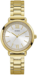 Guess Srebrny/Stal w odcieniu złota Ø38 mm W1231L2