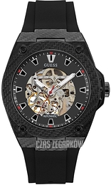 Guess Legacy Automatic Czarny/Plastik Ø46 mm W1247G1