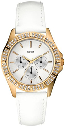 Guess Sporty Biały/Skóra Ø38 mm W12564L1