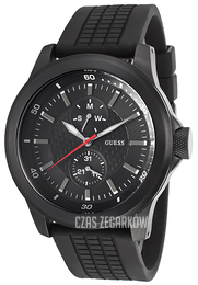 Guess Czarny/Guma Ø44 mm W12656G1