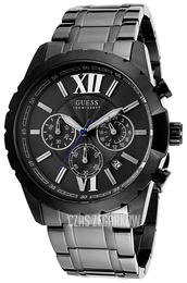 Guess Czarny/Stal Ø45 mm W20017G1