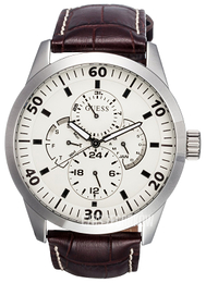 Guess Biały/Skóra Ø45 mm W95046G1