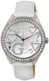 Guess Biały/Skóra Ø36 mm W95139L1