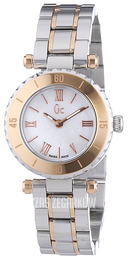 Guess Biały/Stal w kolorze różowego złota Ø28 mm X70027L1S