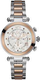 Guess Biały/Stal w kolorze różowego złota Ø36 mm Y05002M1