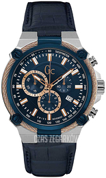 Guess Niebieski/Skóra Ø44 mm Y24001G7