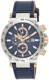 Guess Guess Collection Niebieski/Skóra Ø44 mm Y37004G7