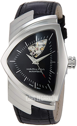 Hamilton Ventura Czarny/Skóra H24515732