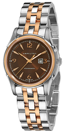 Hamilton American Classic Jazzmaster Brązowy/Stal w kolorze różowego złota Ø33 mm H32305195