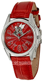 Hamilton American Classic Jazzmaster Czerwony/Skóra Ø34 mm H32365983