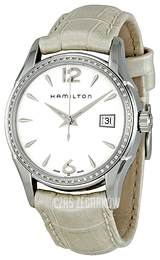 Hamilton American Classic Jazzmaster Biały/Skóra Ø34 mm H32381915