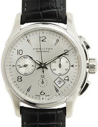 Hamilton American Classic Jazzmaster Biały/Skóra Ø42 mm H32656853