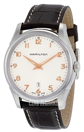 Hamilton American Classic Jazzmaster Srebrny/Skóra Ø42 mm H38511513