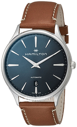 Hamilton Jazzmaster Niebieski/Skóra Ø40 mm H38525541