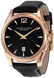 Hamilton American Classic Jazzmaster Czarny/Skóra Ø43 mm H38645735