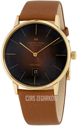 Hamilton American Classic Intra-Matic Brązowy/Skóra Ø42 mm H38735501