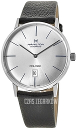 Hamilton American Classic Timeless Intra-Matic Srebrny/Skóra Ø42 mm H38755751