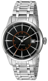 Hamilton American Classic Railroad Czarny/Stal Ø40 mm H40555131