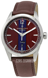 Hamilton Broadway Czerwony/Skóra Ø42 mm H43515875