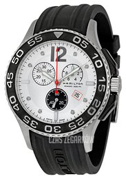 Hamilton Field Srebrny/Guma Ø42 mm H64512352