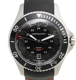 Hamilton Khaki Czarny/Guma Ø41 mm H64515337