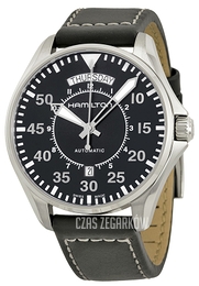Hamilton Khaki Czarny/Skóra Ø41 mm H64615735