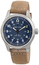 Hamilton Khaki Field Niebieski/Skóra Ø42 mm H70545540