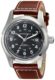 Hamilton Khaki Field Czarny/Skóra Ø42 mm H7055533