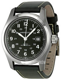 Hamilton Khaki Field Czarny/Skóra Ø42 mm H70555863