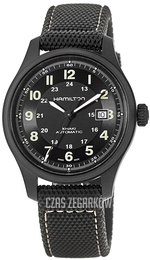 Hamilton Khaki Field Titanium Czarny/Tkanina Ø42 mm H70575733