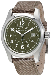 Hamilton Khaki Field Zielony/Tkanina Ø42 mm H70605963