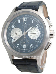 Hamilton Khaki Field Niebieski/Skóra H76517643
