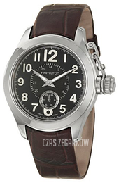 Hamilton Khaki Czarny/Skóra Ø37 mm H77361533