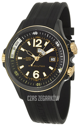 Hamilton Khaki Navy GMT Czarny/Guma Ø42 mm H77575335