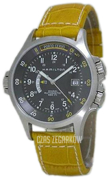 Hamilton Khaki Czarny/Skóra Ø42 mm H77645533
