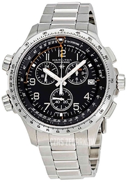 Hamilton Khaki Aviation Czarny/Stal Ø46 mm H77912135