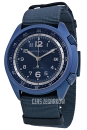 Hamilton Khaki Niebieski/Tkanina Ø41 mm H80495845