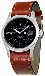 Hamilton Khaki Czarny/Skóra Ø38 mm H91459533