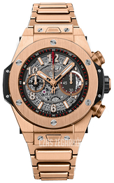 Hublot Big Bang 45mm Szkieletowa tarczy/18 karatowe różowe złoto Ø45 mm 411.OX.1180.OX