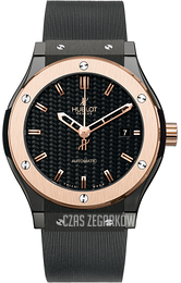 Hublot Classic Fusion Czarny/Guma Ø45 mm 511.CO.1780.RX
