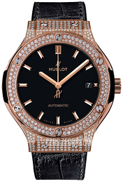 Hublot Classic Fusion Czarny/Guma Ø45 mm 511.OX.1181.LR.1704