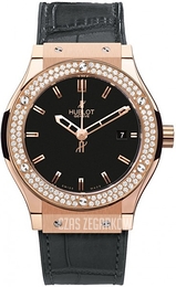 Hublot Classic Fusion Czarny/Skóra Ø42 mm 542.PX.1180.LR.1104
